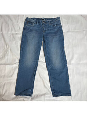 Women's Apt. 9 Blue Denim Capri Jeans Size 10